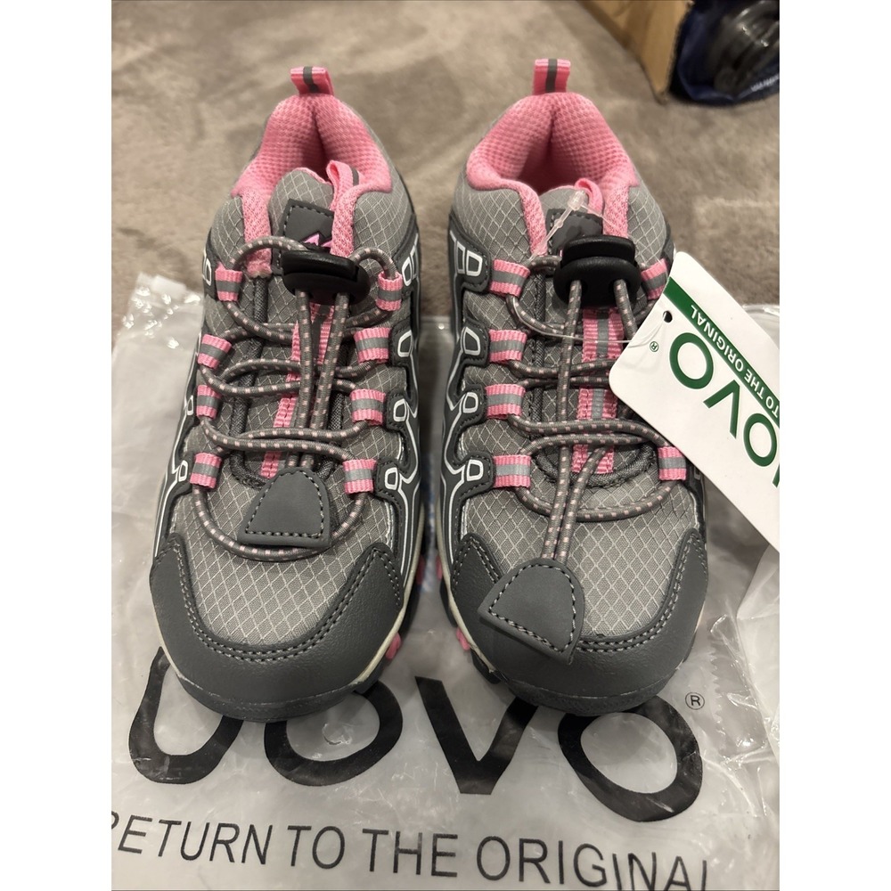 Uovo Outdoor Girls Sneakers Size 10 Grey Rose NWT's